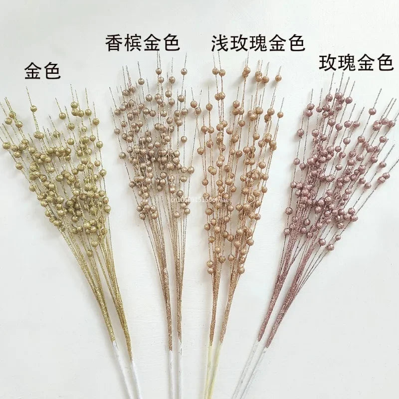 43cm Glitter Berry Artificial Stems | Christmas Tree Ornaments