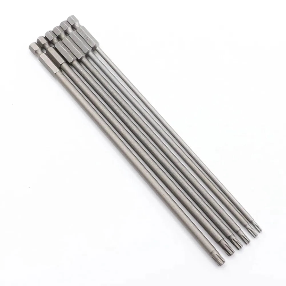 1 Long T10-T30 Magnetic Torx Screwdriver Bits Alloy Steel Electric