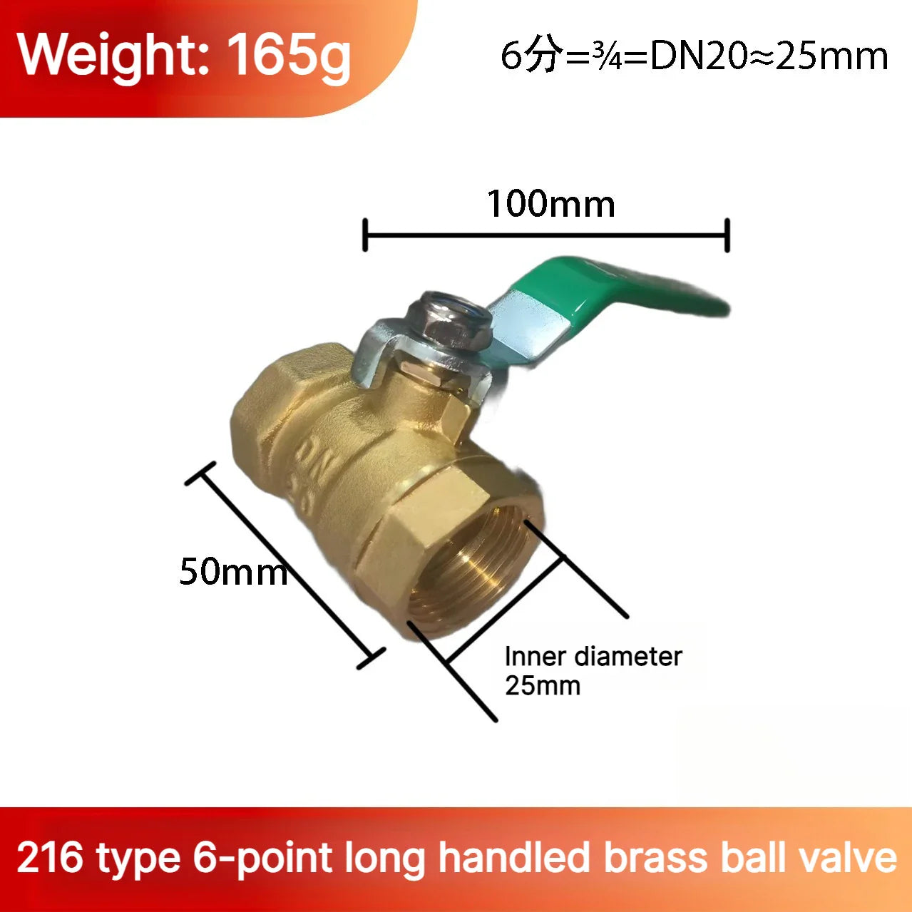 Brass Mini Ball Valve 1/2" 3/4" 1" BSP – Water Gas Oil Shut Off