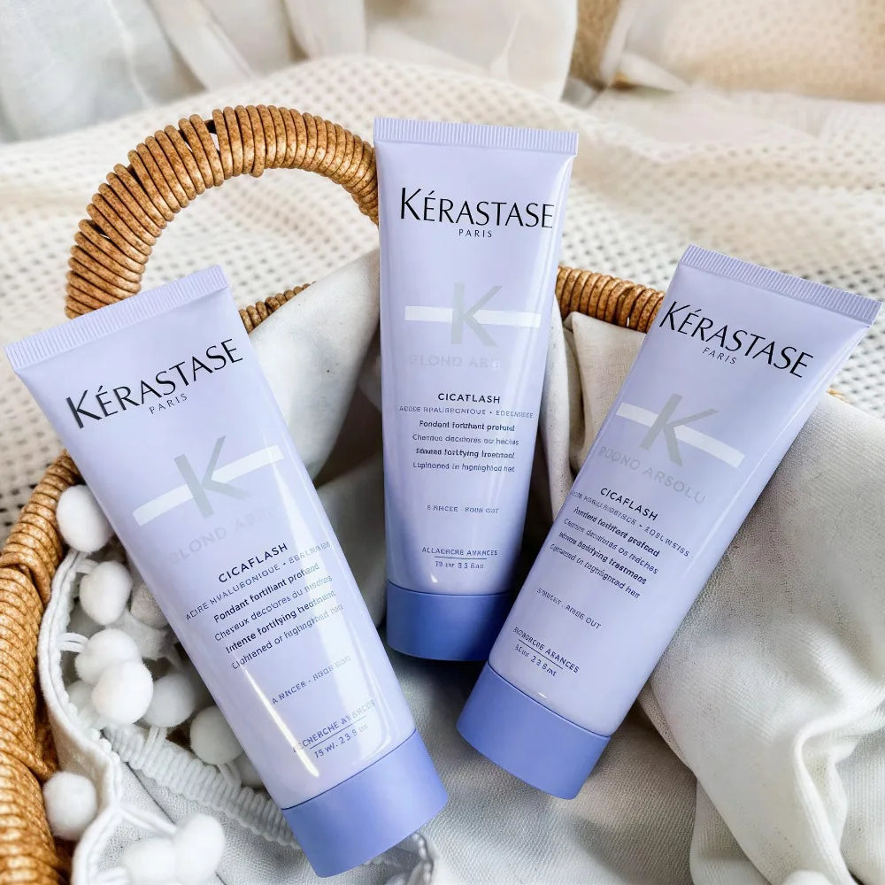 Kerastase Blond Absolu Cicaflash Conditioner 75ml/2.5oz, Original Keratase Conditioner for Women/Men, Hair Care Treatment Peaceful Pleasures Health and Wellness