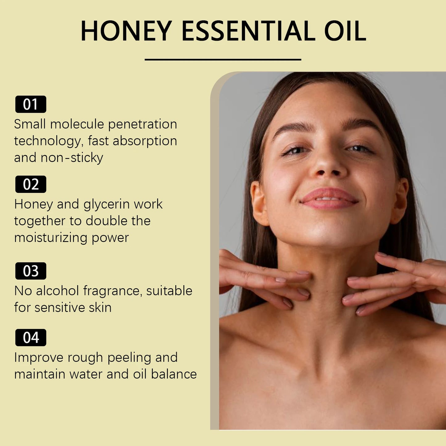 Honey Moisturizing Body Oil – Face & Body Nourishing (30ml)