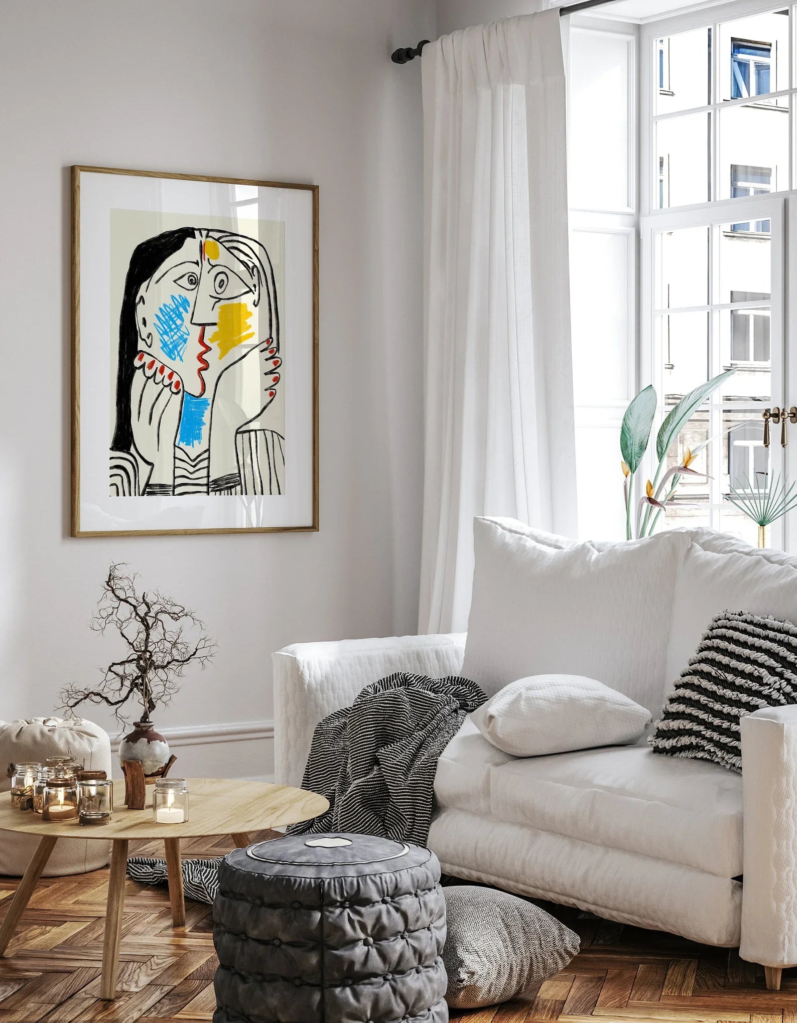 Picasso Exhibition poster, Picasso The Kiss Art Print, Gift Idea for friends, Picasso Exhibition Wall Art Decor, Famous Artist Peaceful Pleasures Health and Wellness