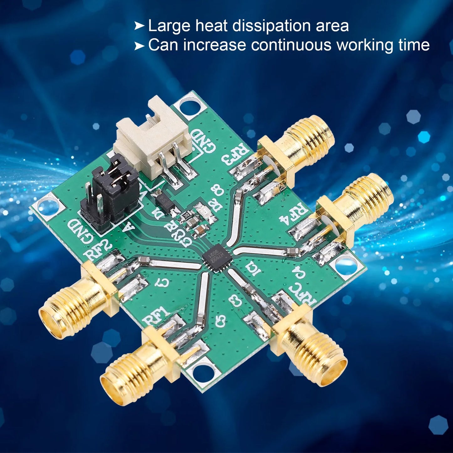 RF Module Single‑Pole 4 Throw Non‑Reflective Electronic Component HMC7992 0.1-6GHz Non‑Reflective RF Module Peaceful Pleasures Health and Wellness