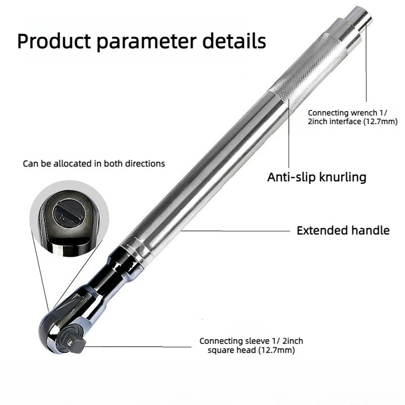 Professional Heavy Duty 1/2" Drive Offset Impact Ratchet Wrench Extension for Mechanics Peaceful Pleasures Health and Wellness