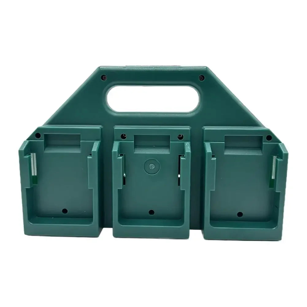 4/6 x Battery Mount Holder Portable Storage Rack Basket Bracket Holder For Makita 18V Battery (NO Batteries) Peaceful Pleasures Health and Wellness green 6 Slots