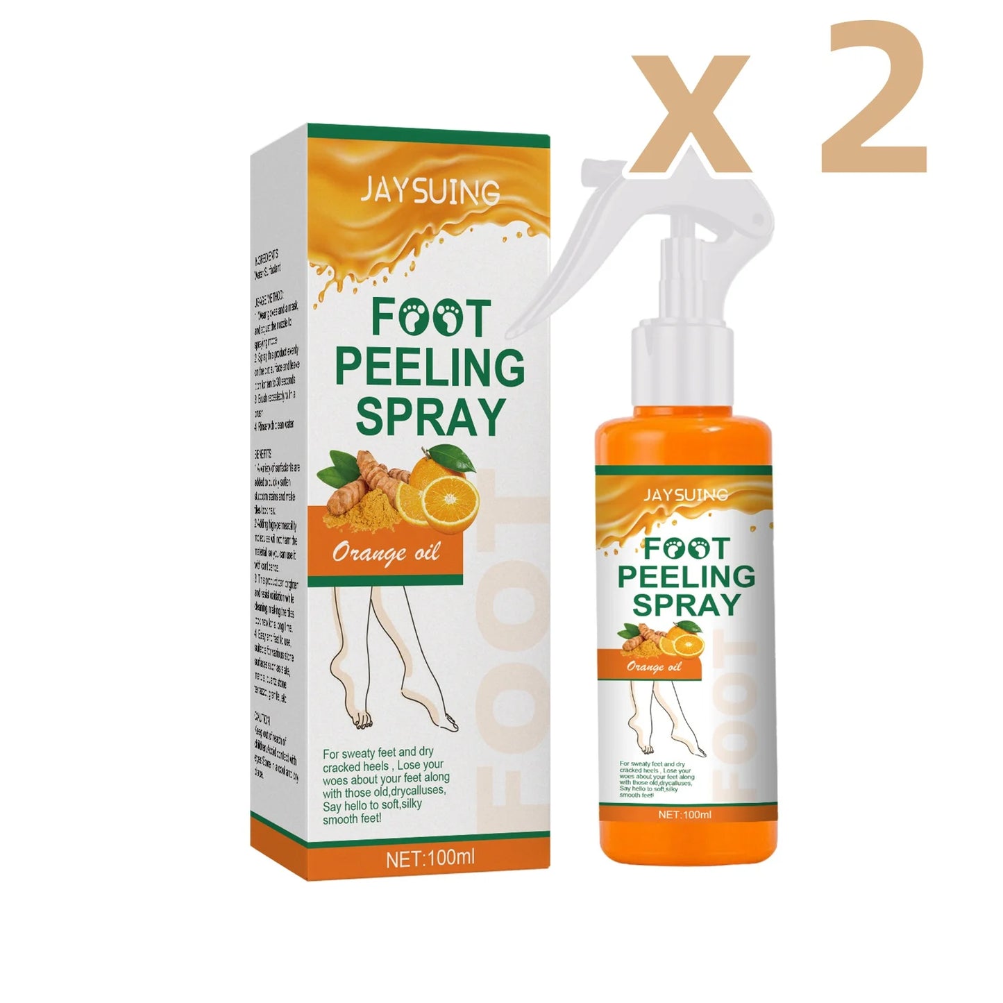 Foot Exfoliating Spray – Callus & Dead Skin Remover 100ml