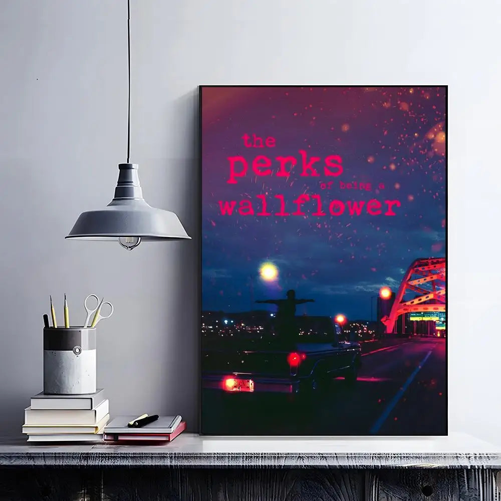 Perks of Being a Wallflower Poster – HD Self-Adhesive Wall Art Wall Art Poster Peaceful Pleasures Health and Wellness z4 30X40cmNoframe