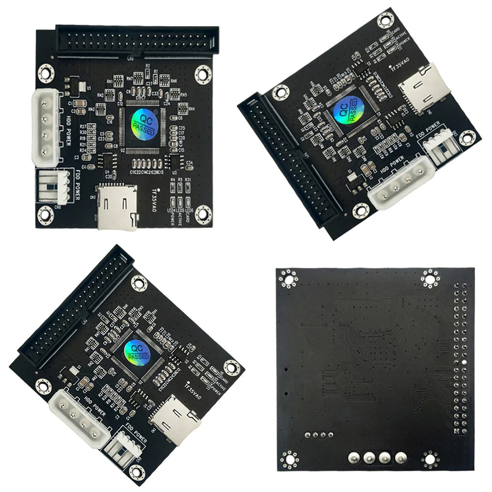 Memory Card SD To 3.5 IDE Adapter Micro SD TF Card To IDE 40Pin 3.5inch Male Adapter for Laptop Peaceful Pleasures Health and Wellness
