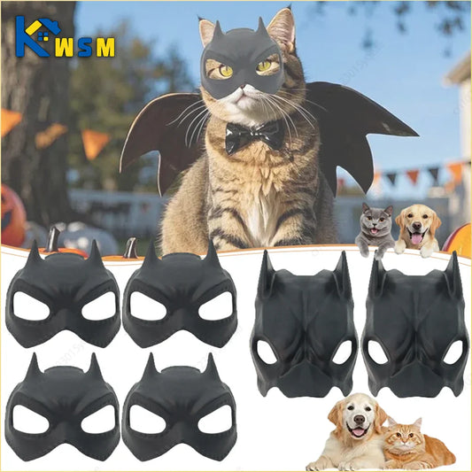 Pet Halloween Bat Mask Costume Set for Cats & Dogs | 1-10 PCS Pet Costume Mask Oasis Select