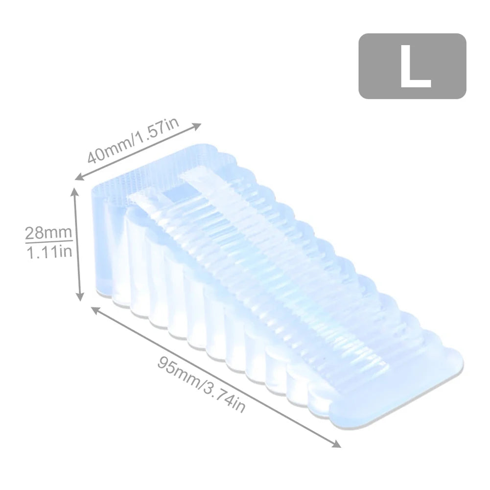 1X Rubber Door Stopper Home Anti-collision Safety Silicone Anti Slip