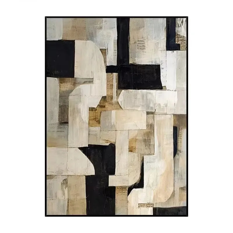 Pure Handmade Oil Painting On Canvas Texture Abstract Hanging Poster For Living Room Bedroom High Quality Wall Art Home Decor Peaceful Pleasures Health and Wellness