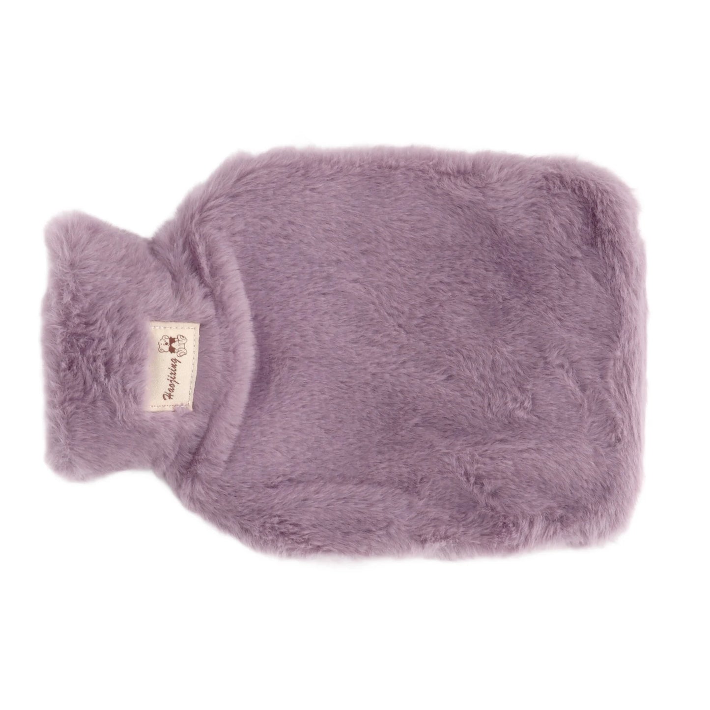 Warm Water Bottle Plush Hot Water Bottle Wide Mouth 1000ml Large Threaded Stopper Anti Slip Texture PVC Inner Liner for School Peaceful Pleasures Health and Wellness