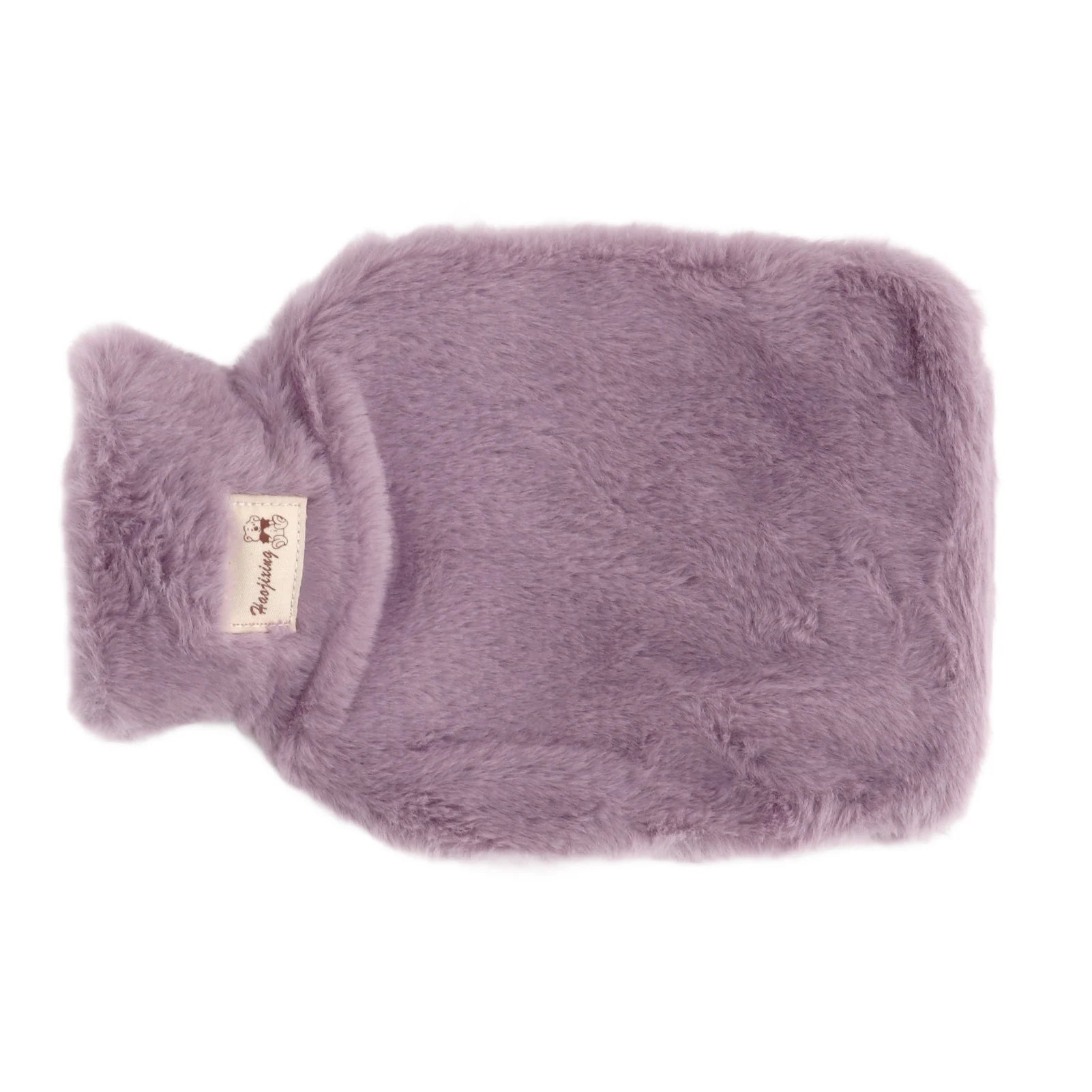 Warm Water Bottle Plush Hot Water Bottle Wide Mouth 1000ml Large Threaded Stopper Anti Slip Texture PVC Inner Liner for School Peaceful Pleasures Health and Wellness