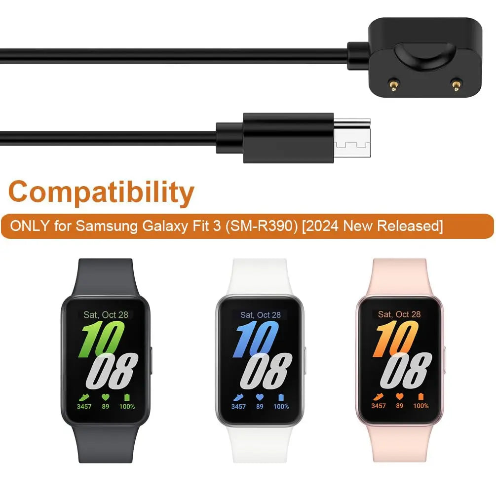 USB-C Magnetic Charger for Samsung Galaxy Fit 3 – 1-2 Pack Peaceful Pleasures Health and Wellness