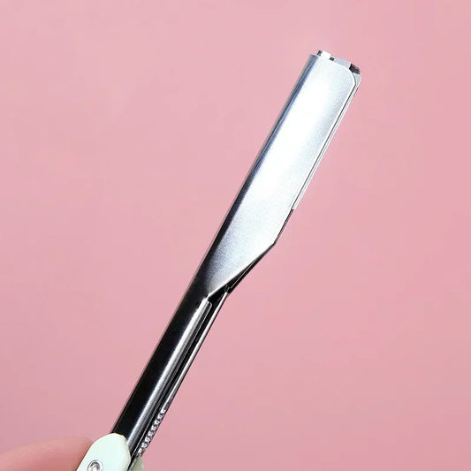 Manual Shaver, Two Color, Professional Stainless Steel Sharp, Shave Beard Cutter, Folding Shaving Knife, Salon Razor Holder Peaceful Pleasures Health and Wellness
