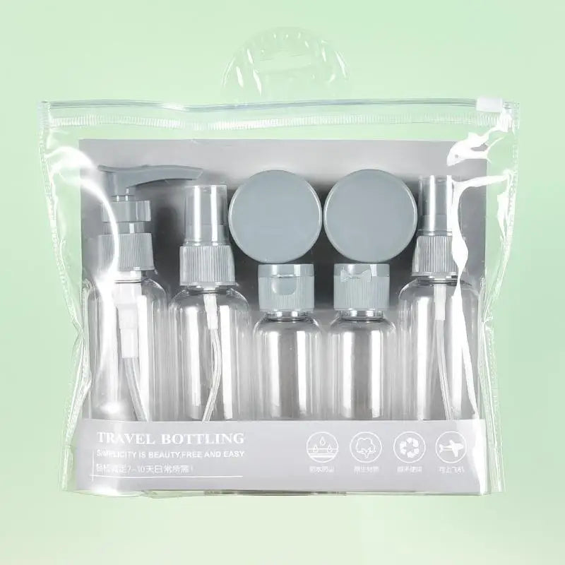 Travel Refillable Bottle Set | 8-Piece Portable Toiletry Kit