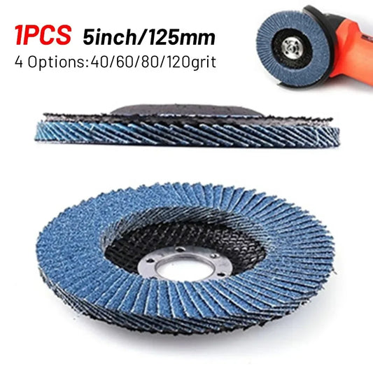 5" 125mm Zirconia Flap Sanding Discs – 40/60/80/120 Grit Flap Sanding Disc Peaceful Pleasures Health and Wellness 120grit