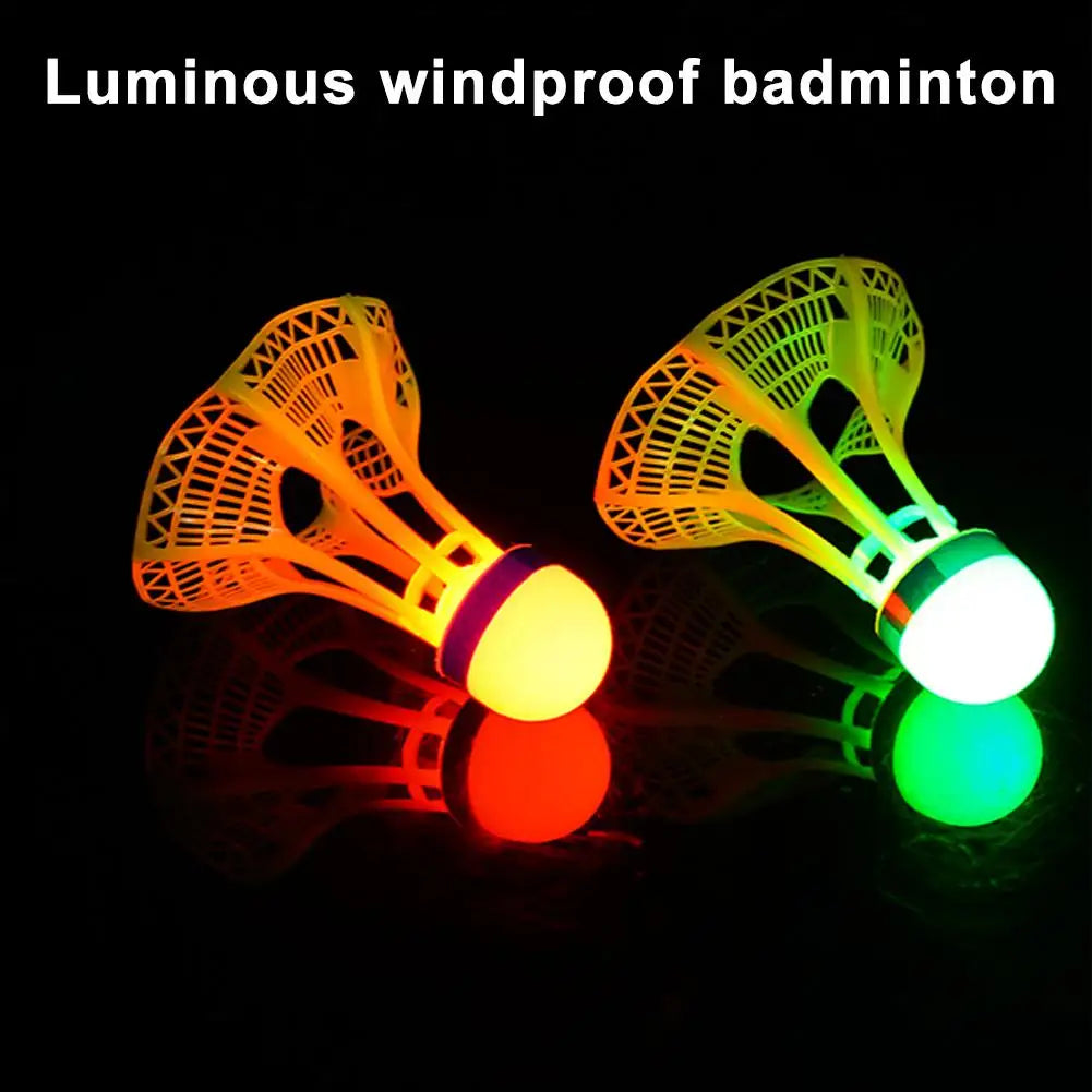 LED Glow Badminton Shuttlecocks – Light-Up Night Birdies 1/2/5 Pk