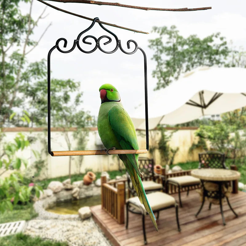 Portable Bird Stand Parrot Stand Bird Stand Birdcage Stand Platform Small Live Bird Training Accessories Budgerigar Peaceful Pleasures Health and Wellness