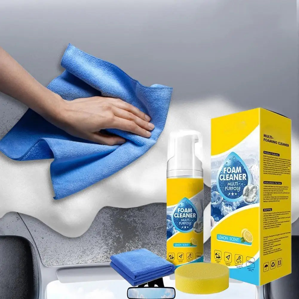 100/150ml Powerful & Multipurpose Car Interior Foam Cleaner All Purpose Rinse Foam Cleaner Spray Deep Penetration Rich Cup Peaceful Pleasures Health and Wellness