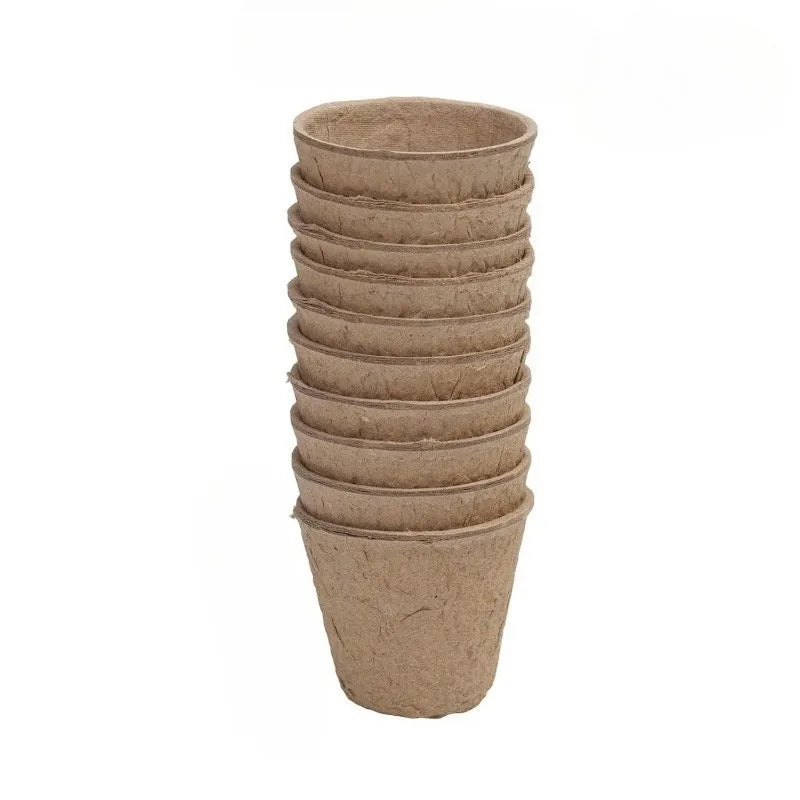Biodegradable Peat Pots Seed Starter Cups with Drainage – 20/40pk