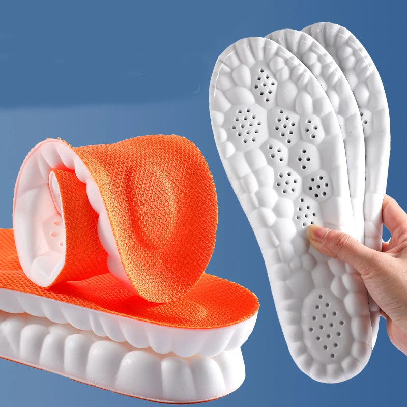 Men's PU Arch Support Sports Insoles | Cushioning & Odor Control