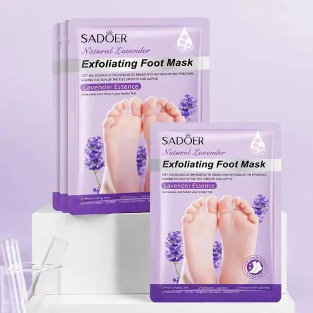 1 Pair Exfoliating Feet Mask Exfoliating Foot Peel Mask Socks Pedicure Peeling Dead Skin Remover Feet Mask Peel Moisturizing Peaceful Pleasures Health and Wellness