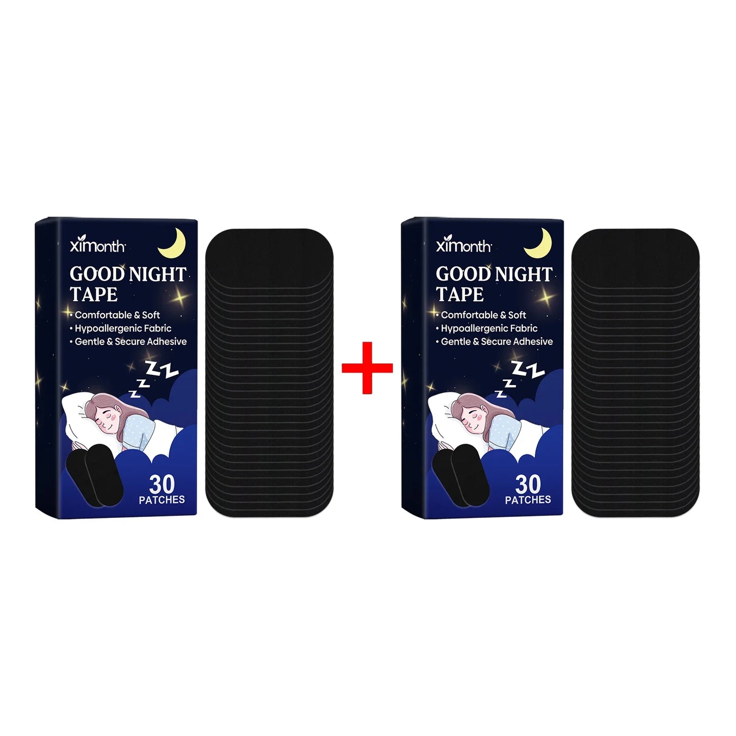 Ximonth Mouth Breathing Sleep Tape – 30 Pcs Night Patches