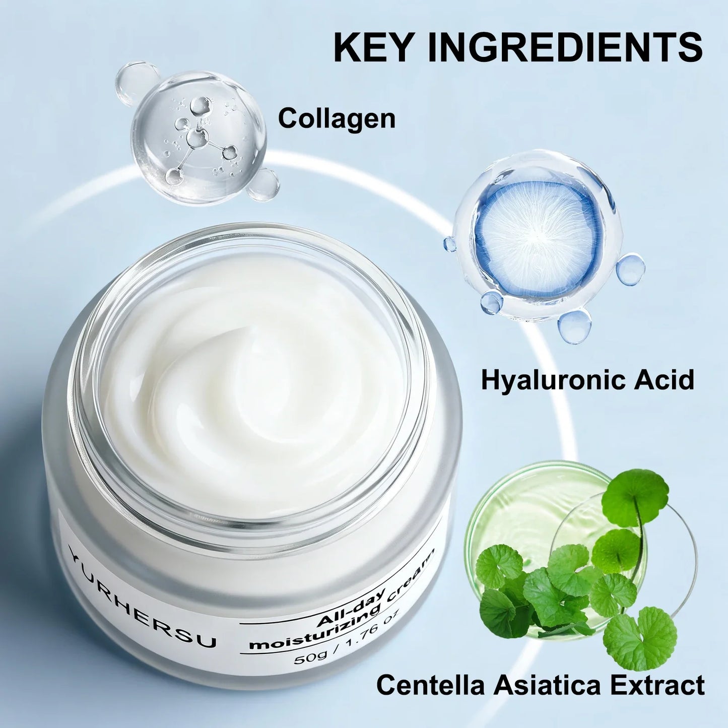 Hyaluronic Acid All Day Moisturizing Face Cream – 50g