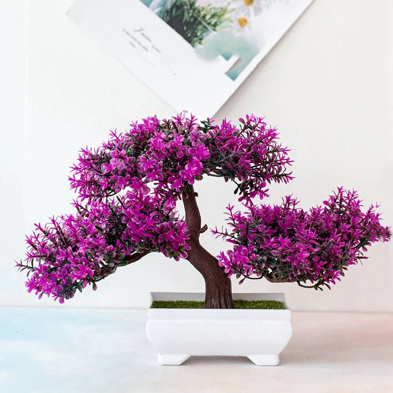 Artificial Plants Decoration Potted Fake Pot Bonsai Simulation Pine