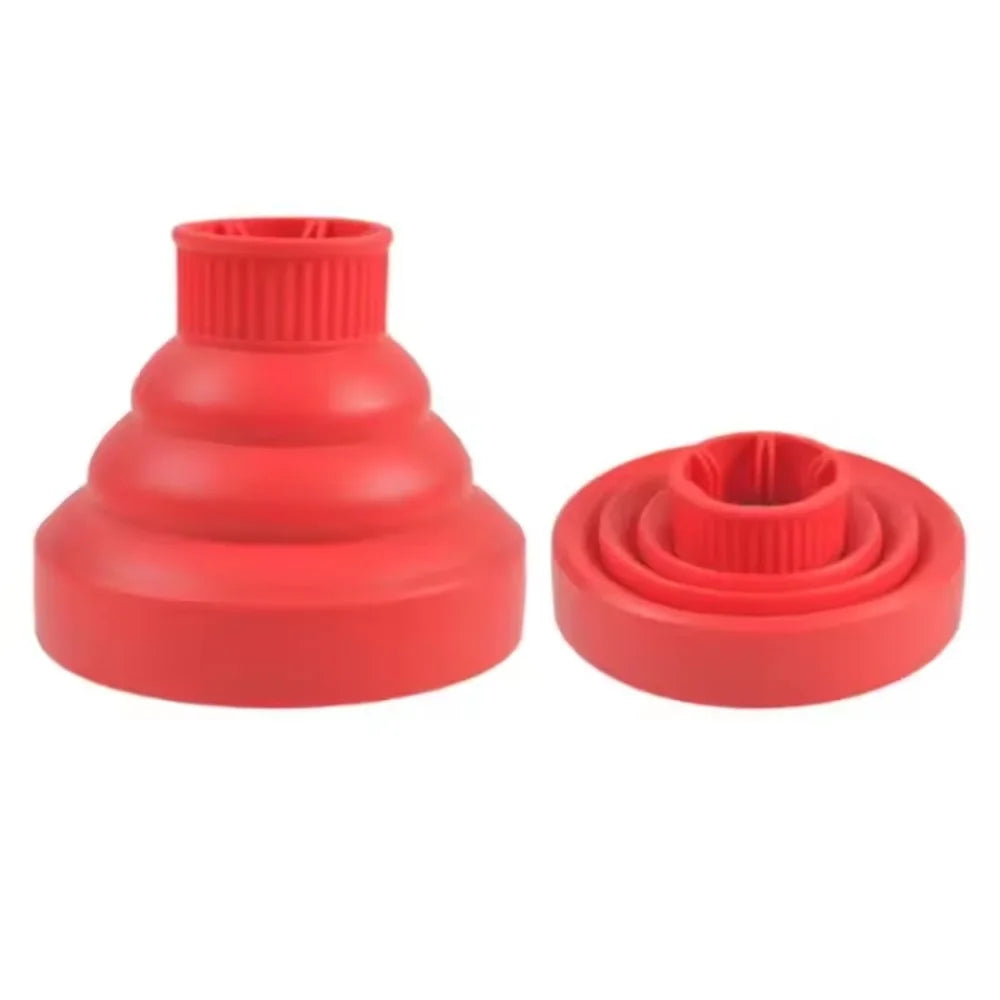 Silicone Hair Dryer Curl Diffuser – Foldable & Universal Fit