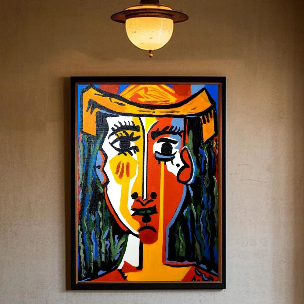 Picasso Abstract Art Wall Poster – Waterproof PVC Home Décor