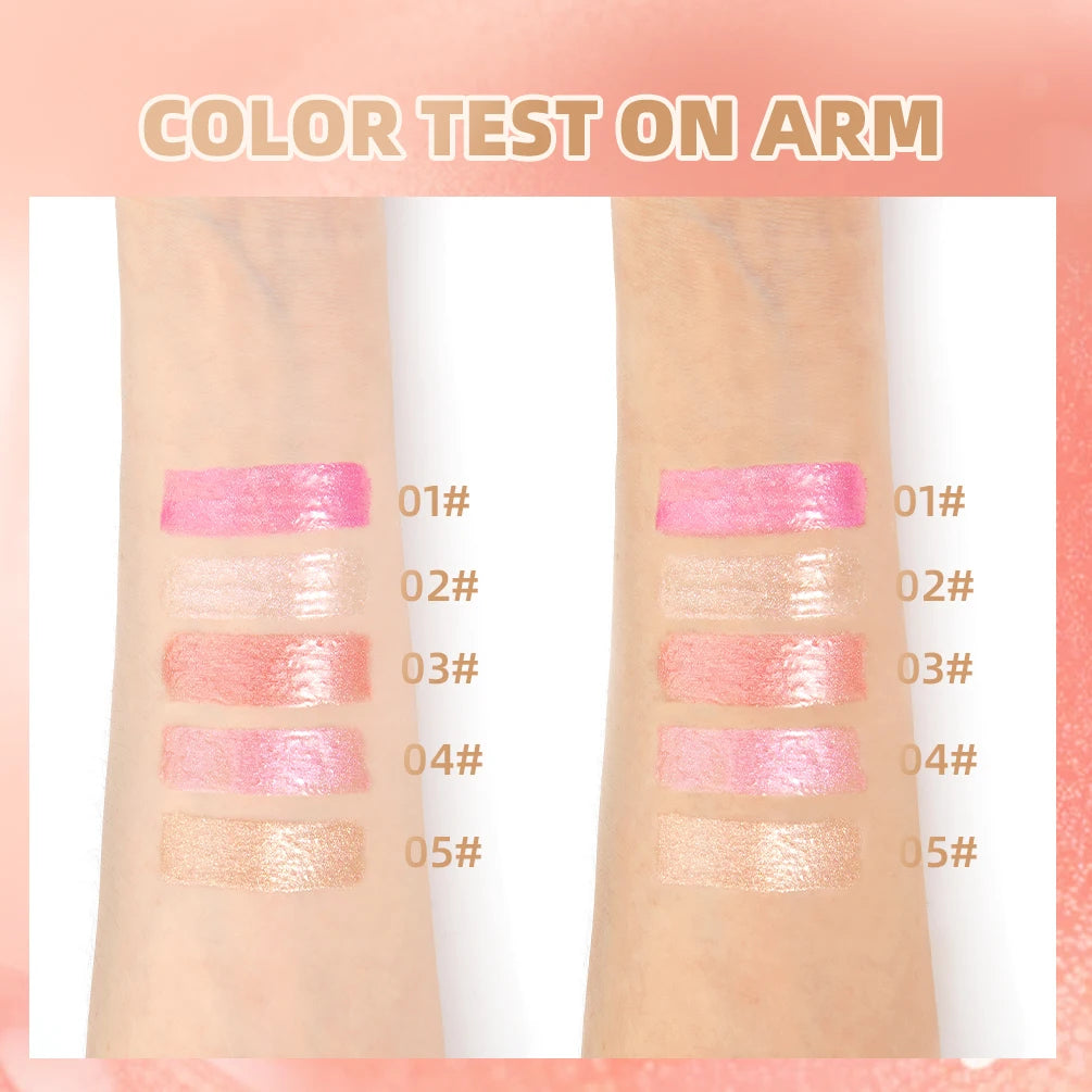 QIBEST Glitter Lipgloss Shimmer Diamond Lip Gloss Lasting Makeup Moisturizing Lip Glaze Shiny Cosmetics Lip Stain Tint For Women Peaceful Pleasures Health and Wellness