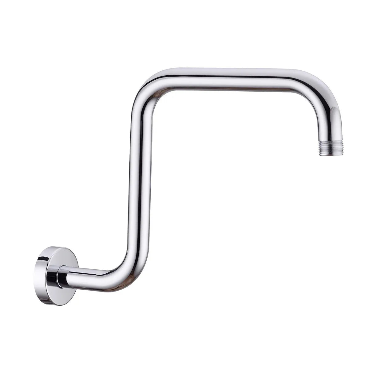 Stainless Steel S-Shape Shower Arm | Wall Mount Rainfall Extension