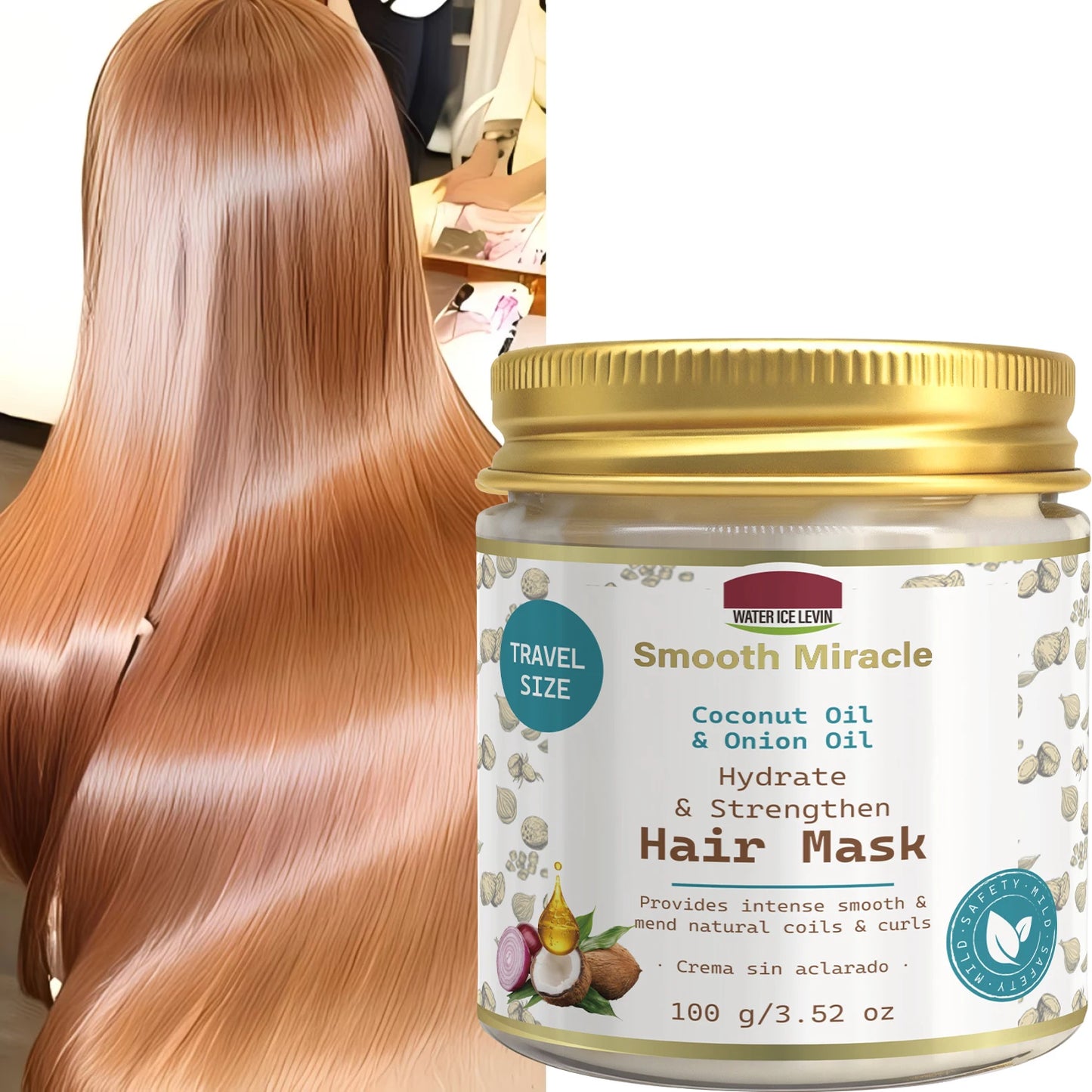 Coconut & Onion Oil Hair Mask – Hydrating & Strengthening 100g