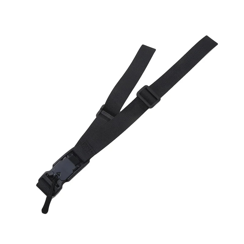 Shoulder Strap Fixing Buckle Adjustable Release Non-slip Backpacks Shoulder Straps Bag Accessories Solid Color Buckle Straps Peaceful Pleasures Health and Wellness black 2.5cm