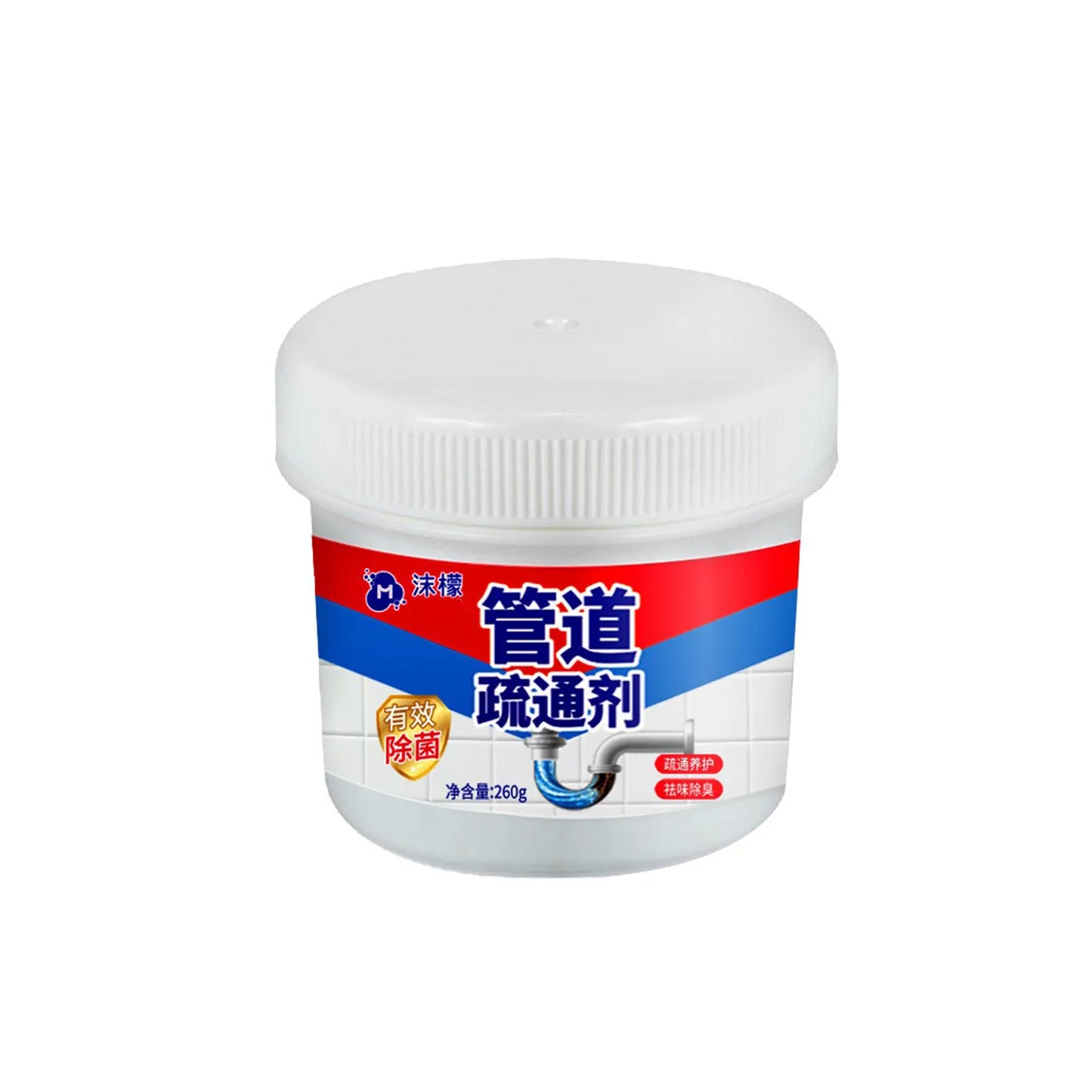 260g Strong Drain Cleaners Drain Wash Basin Pipe Dredging Agent Cleaning Powder Kitchen Water Sewer Toilet Cleaning Deodorant Peaceful Pleasures Health and Wellness