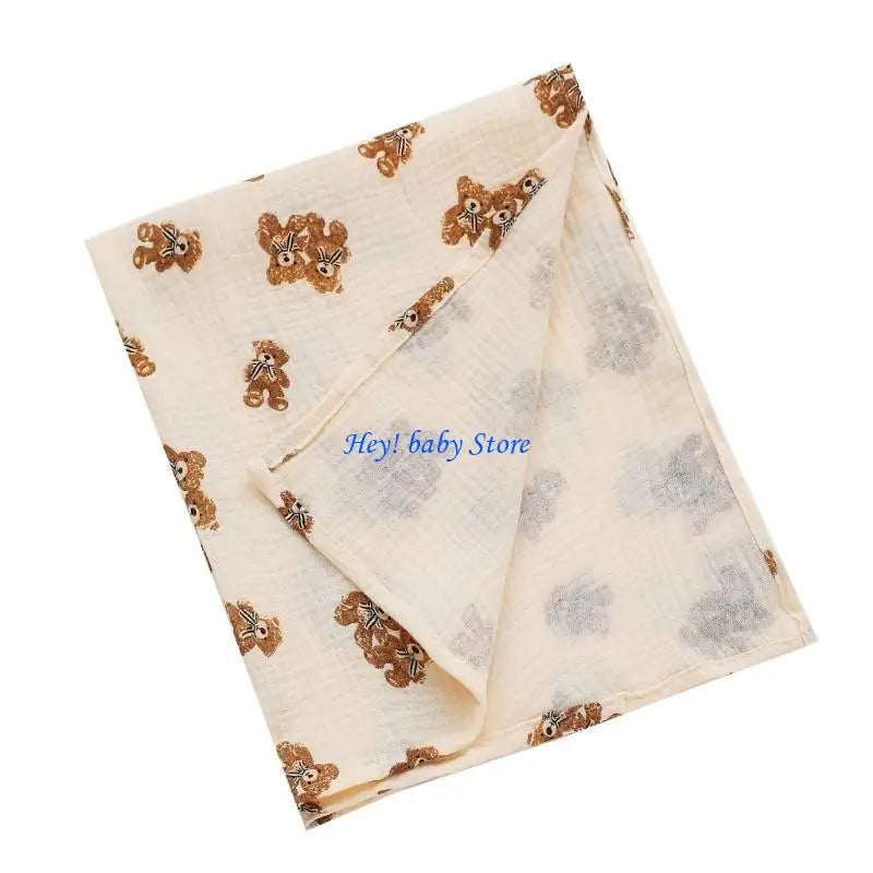 Cotton Muslin Swaddle Blanket – Soft, Lightweight Baby Wrap