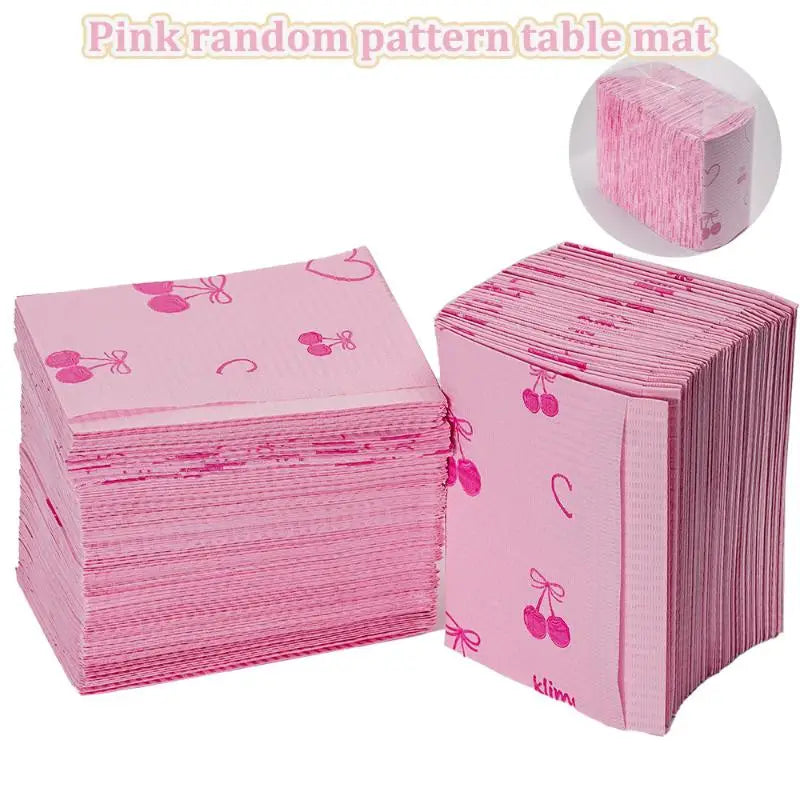 20/50/125pcs Disposable Table Mat Nail Art Waterproof Nail Paper Towels Clean Pads Protection Manicure Napkins Peaceful Pleasures Health and Wellness