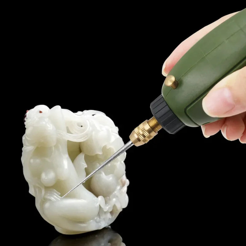 3MM Grinding Rods Mini Diamond Drill Grinding Head Milling Cutter Needle Engraving Carving Polishing Glass Jade Stone Drill Bit Peaceful Pleasures Health and Wellness