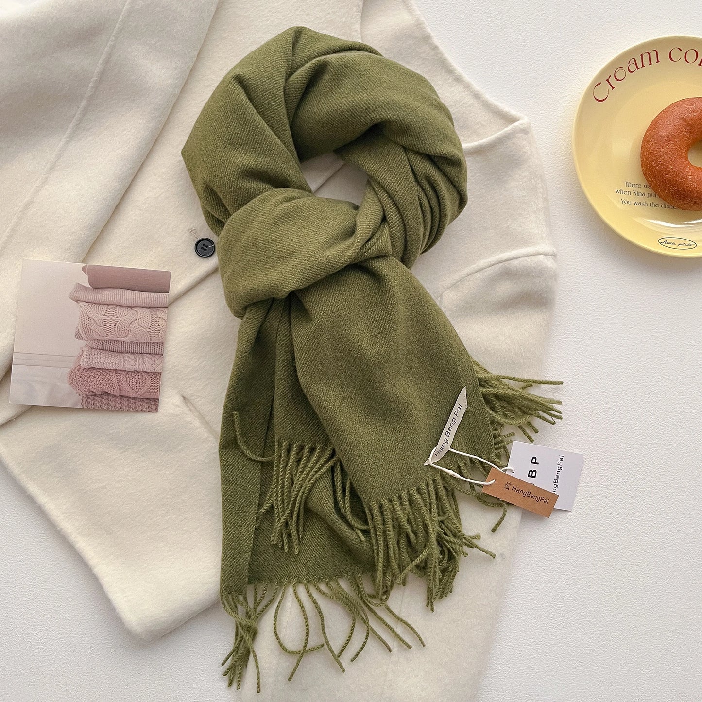 Women's Long Knit Winter Scarf – Shawl Wrap & Pashmina