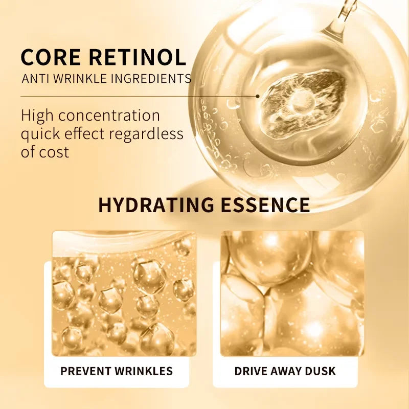 Instant Eye Bag Removal Rolling Beads Massage Serum Retinol Anti-Wrinkle Firm Skin Anti Dark Circle Puffiness Brighten Eye Care Peaceful Pleasures Health and Wellness
