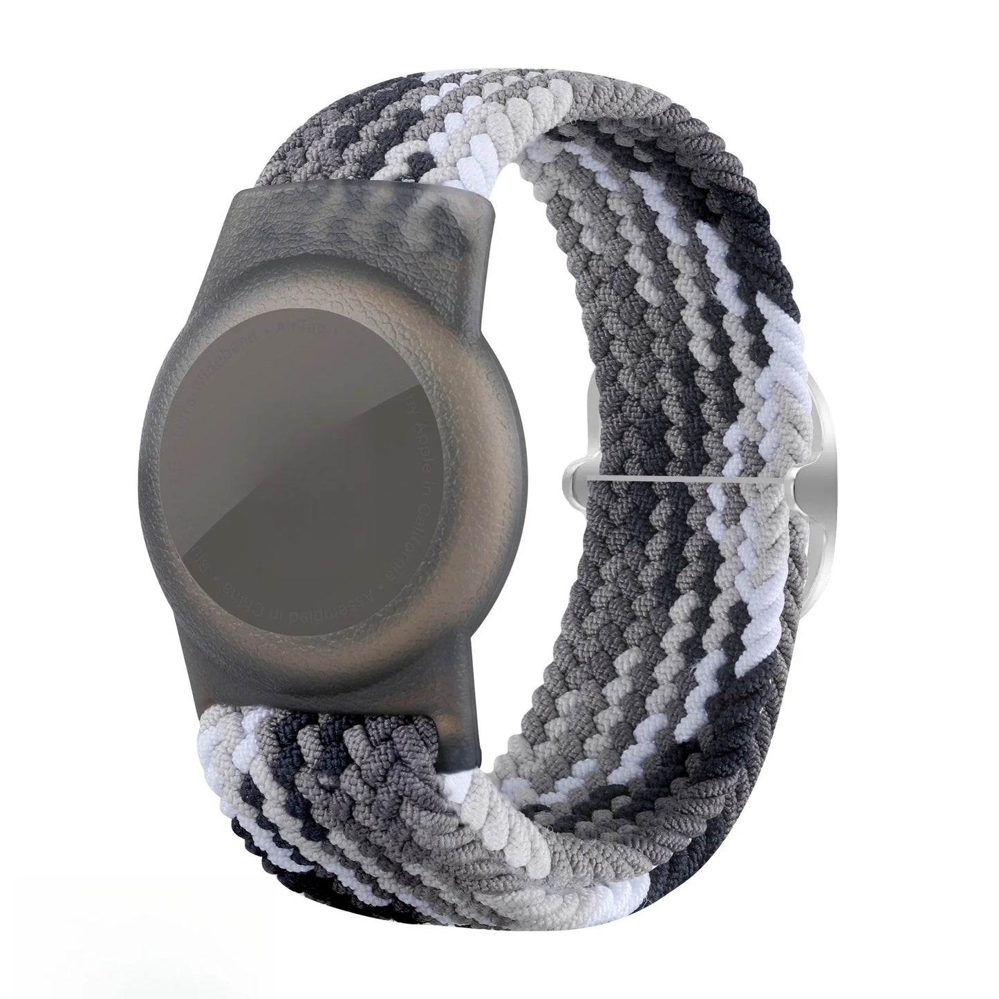 Nylon Braided AirTag Wristband – Kids GPS Tracker Bracelet