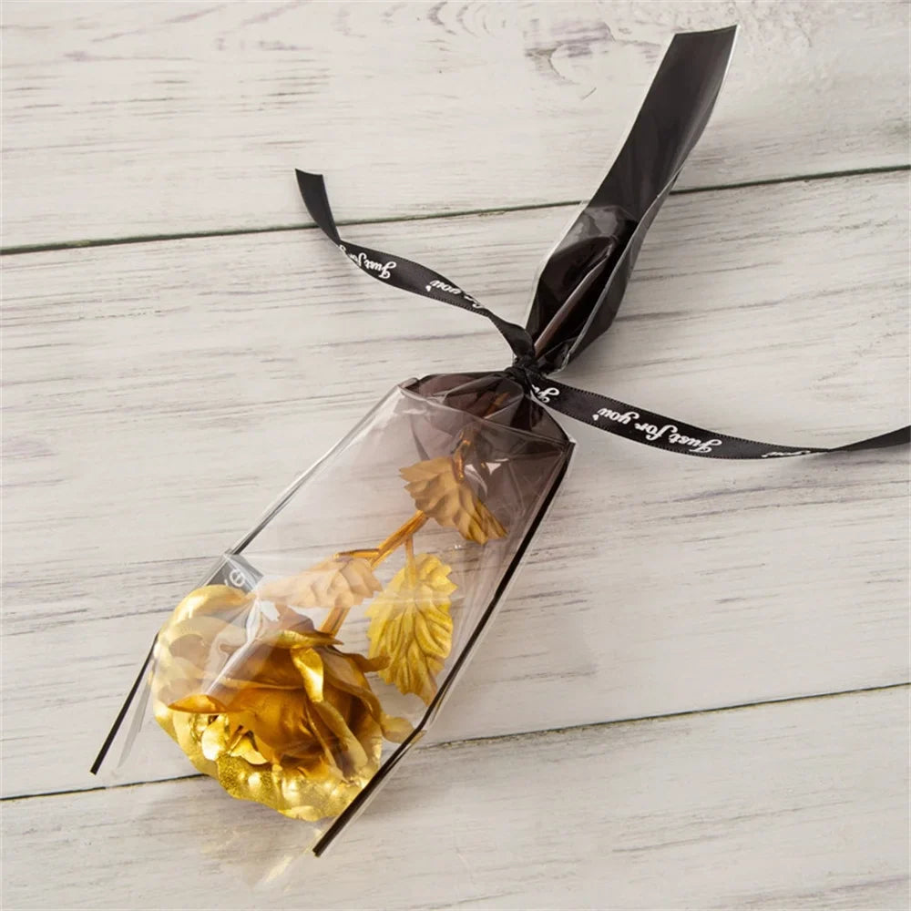24K Gold Foil Eternal Rose | Luxury Artificial Flower Gift