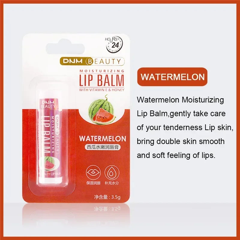 DNM 18-Color Moisturizing Lip Balm | Aloe & Vitamin E Lip Care