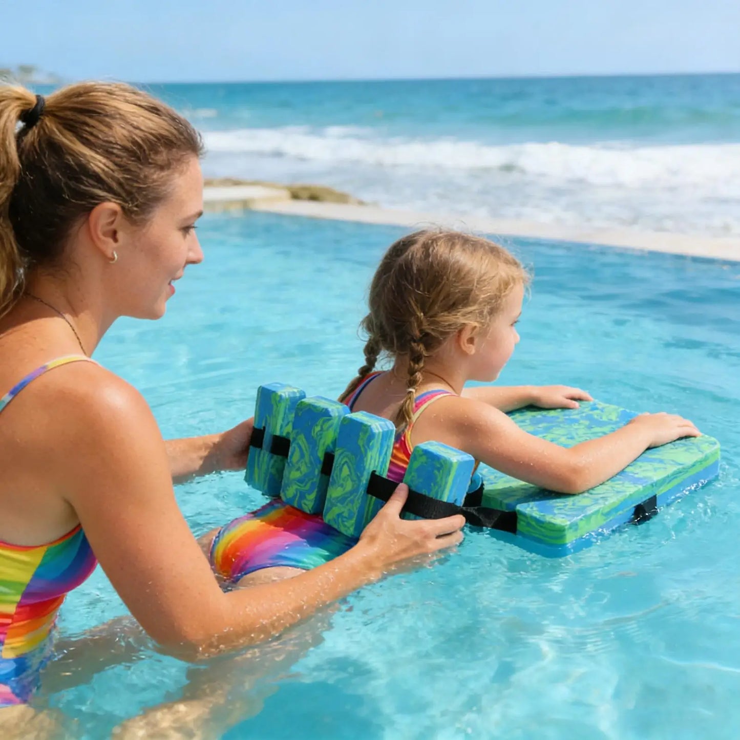 Adjustable Kids Swim Belt Flotation Belt for Pool Practice Waist Trainer for Beach Lake River Swimming Exercise Water Park Peaceful Pleasures Health and Wellness