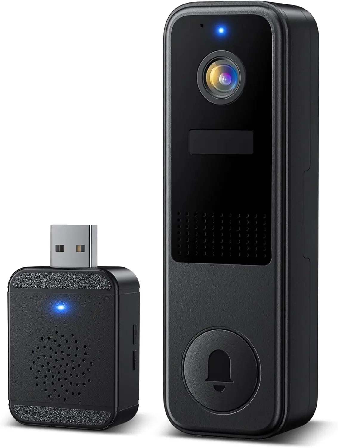 2K Smart Wireless Doorbell Camera with Live View, Two-Way Talk, AI Detection, Alexa Compatible Peaceful Pleasures Health and Wellness United States
