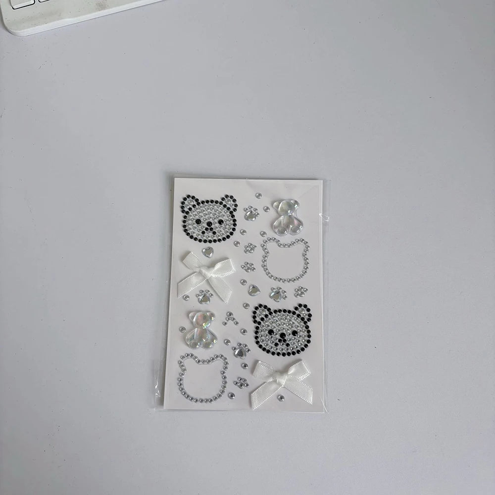 Cute Little Animal Diamond Stickers Concert Support Decoration DIY