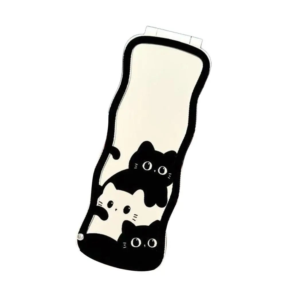 2-in-1 Foldable Comb with Mirror | Travel Scalp Massage Comb