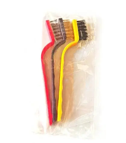 3-Piece Wire Brush Set – Stainless Steel & Brass Cleaning Brushes